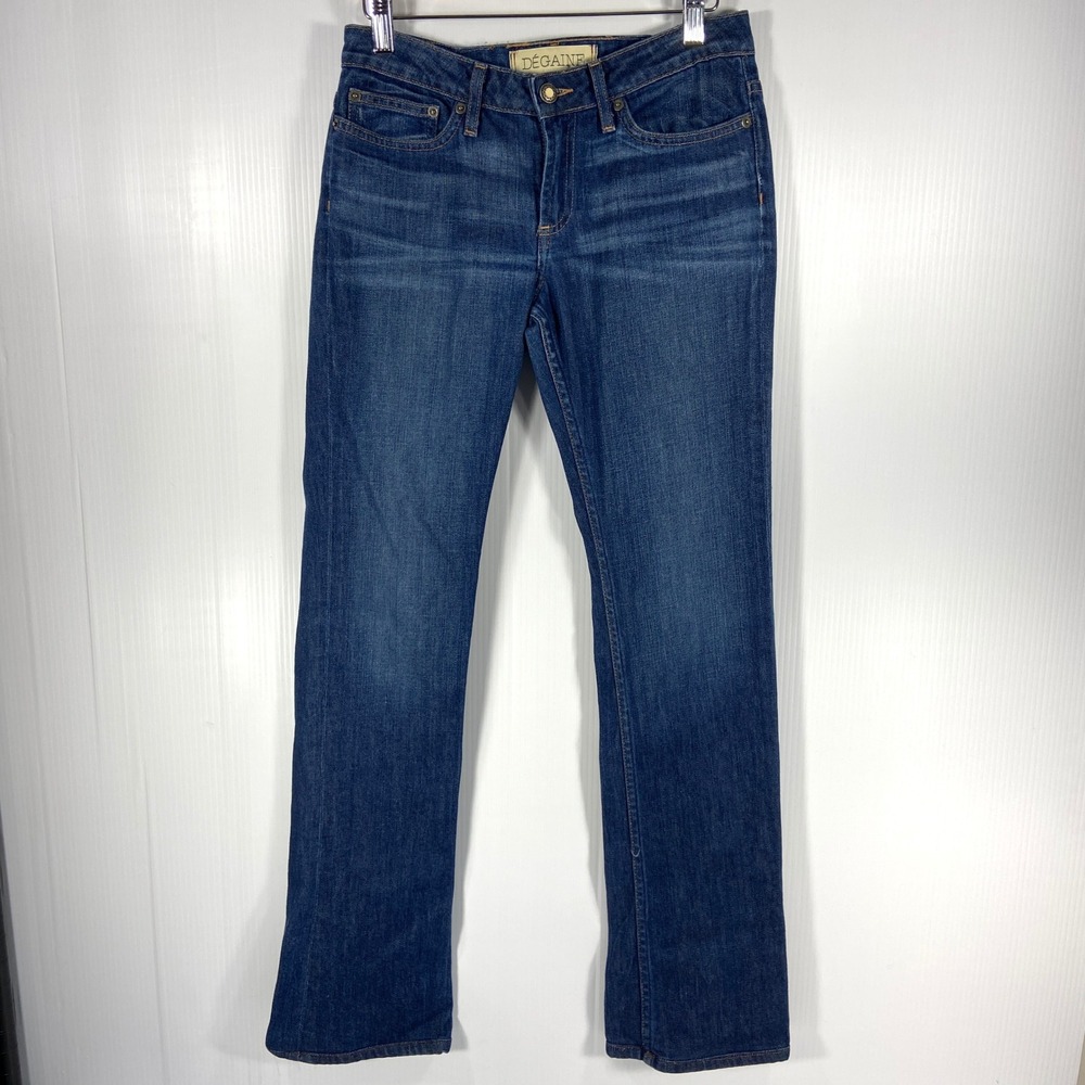 Degaine Slim Boot Cut Low Rise Blue Denim Jeans‎ Womens 27